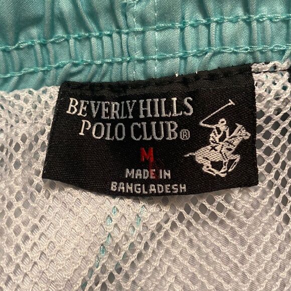 NWT BEVERLY HILLS POLO CLUB Blue Hybrid Bathing Suit Medium - Picture 3 of 6